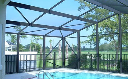 Pool Enclosure Screen Repair in SWFL